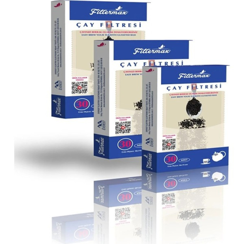 Filtermax 90X70 Çay Filtresi 30 'lu 3 Paket Çay / Çaydanlık Setleri Fiyatı