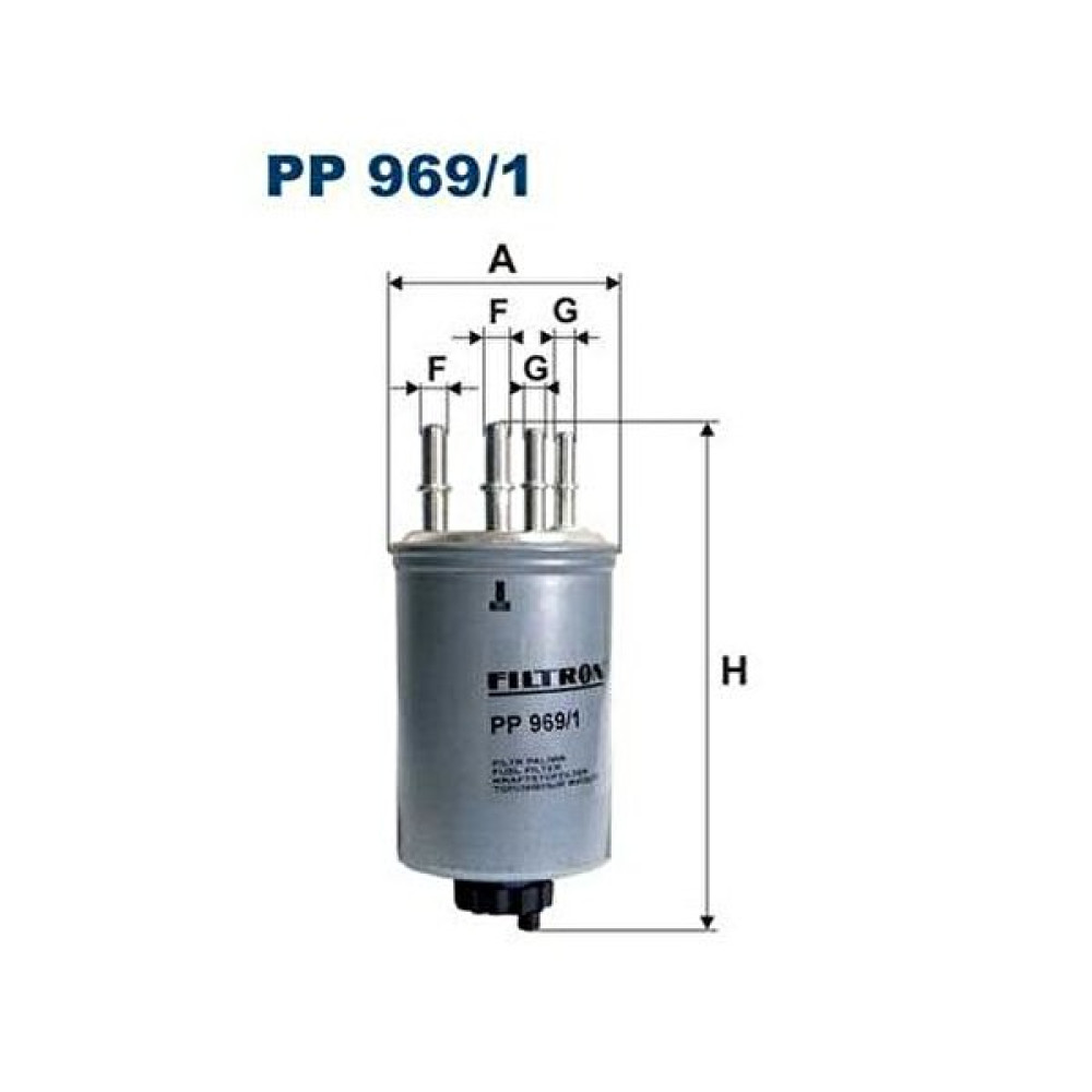 Filtron Yakıt Filtresi Discovery III 2.7Td Land Range IV (Lg)3.0D Sport (Ls)2.7D Sport (Lw) 3.0D Hybrid - PP 969/1 Mazot Filtresi Fiyatı