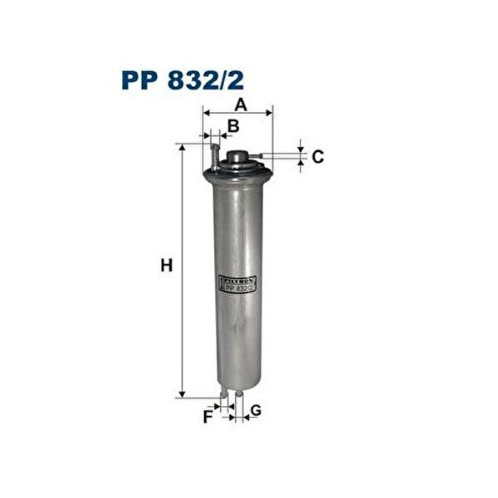 Filtron Yakıt Filtresi - PP 832/2 Mazot Filtresi Fiyatı