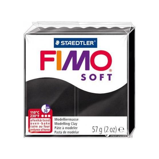 Fimo Black 57 gr Soft Polimer Kil