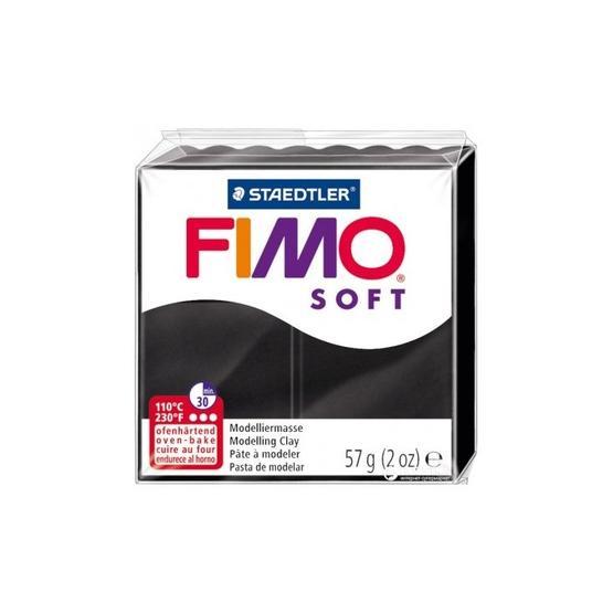 Fimo Black 57 gr Soft Polimer Kil