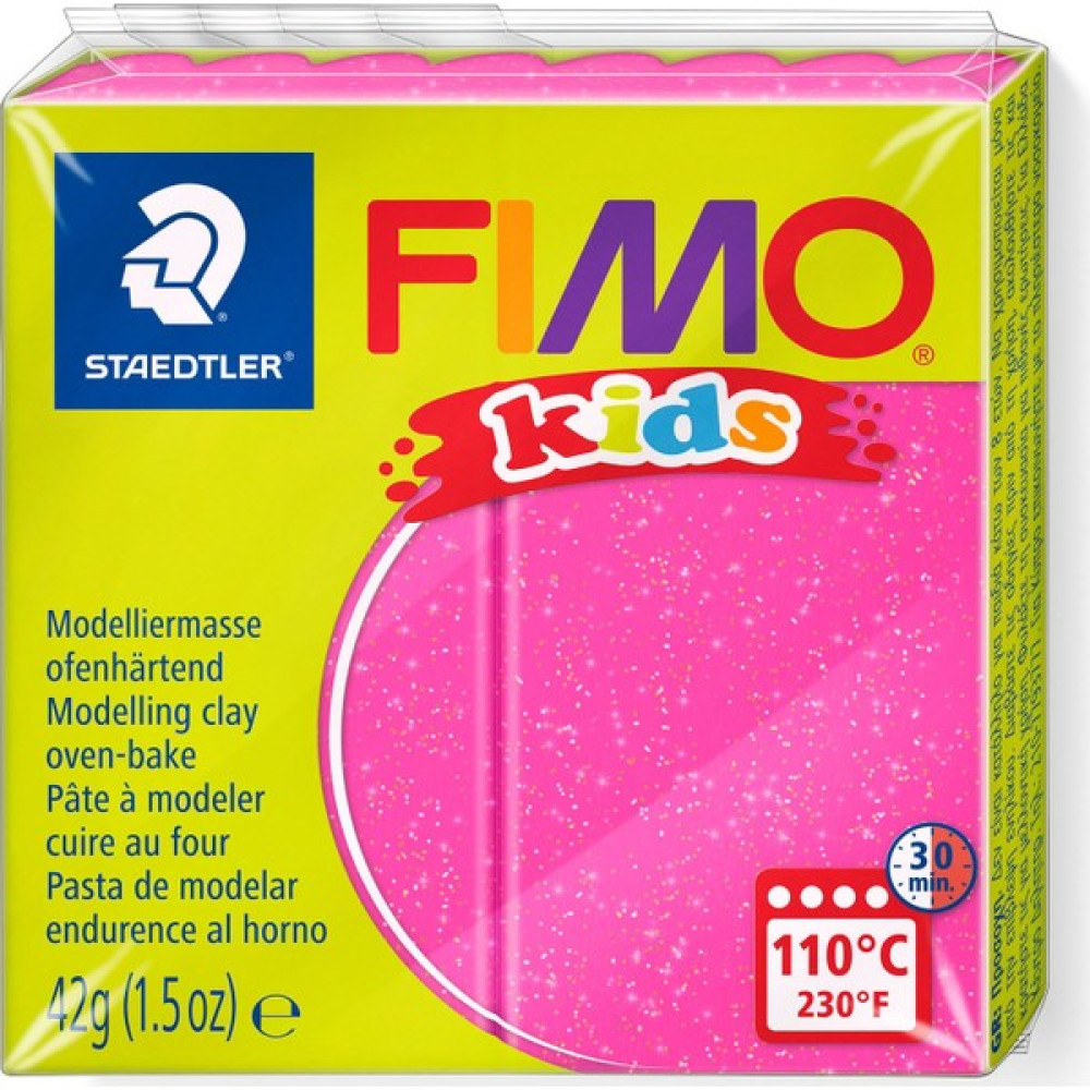 Fimo Staedtler Fimo Kids Yumuşak Polimer Kil 42 Gr. 262 Glitter Pink Oto Boyaları Fiyatı