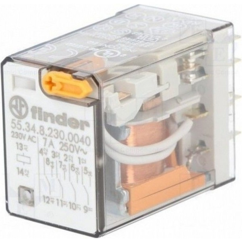 Fınder Minyatür Güç Rölesi 4 Co 12A Ac 230V-FINDER F.56.34.8.230.0040 Elektrikli El Aletleri Fiyatı