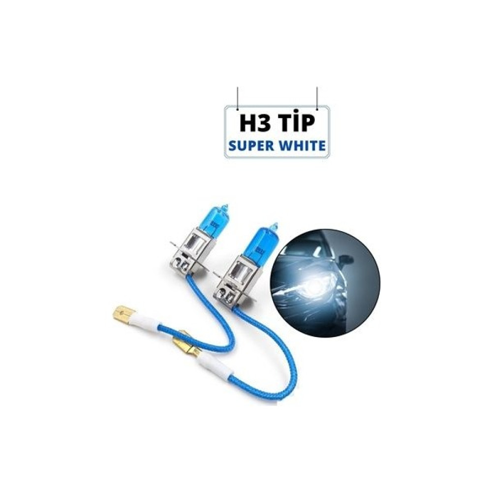 Findit H3 Tip Beyaz Işık Far Ampül Seti Oto Boyaları Fiyatı