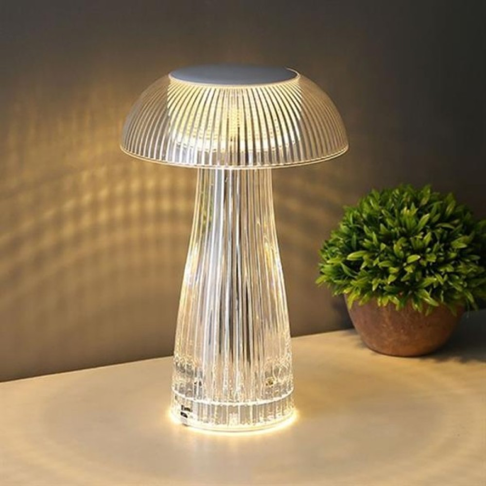 Findit Mantar Model USB Şarjlı Dokunmatik 3 Farklı Işık Modlu Masa Üstü Kristal Akrilik Lamba LED - Renkli Gece Lambası Fiyatı