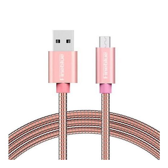 Fineblue F-C05 Metal Sargı Type-C USB Data Kablo