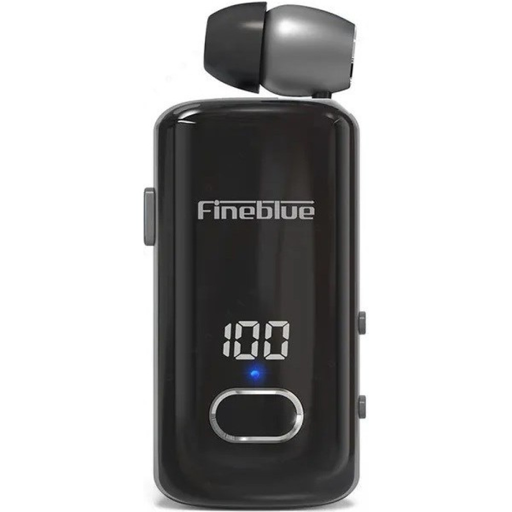Fineblue F580 Dijital Göstergeli Makaralı Titreşimli Bluetooth Kulaklık - Siyah Bluetooth Kulaklık Fiyatı