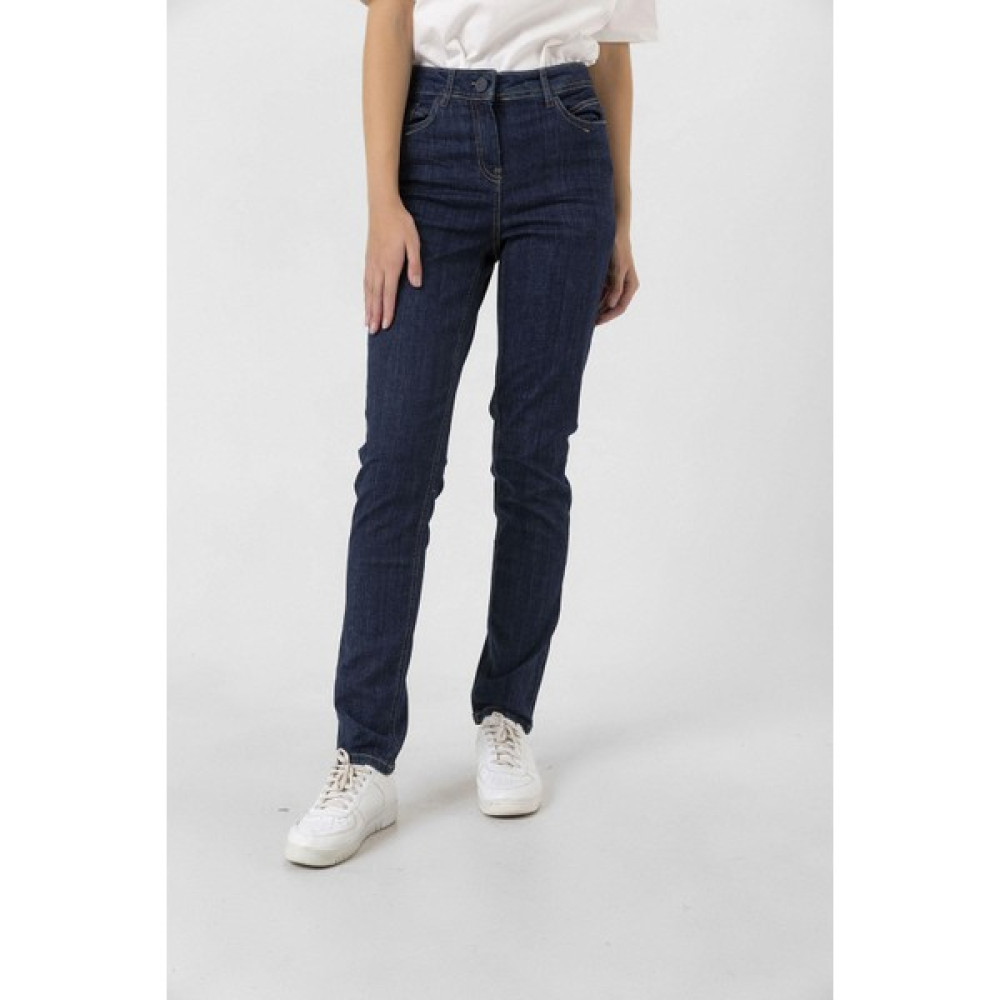 Finger Print Lacivert Likralı Denim Pantolon Bayan Jeans / Kot Pantolon Fiyatı
