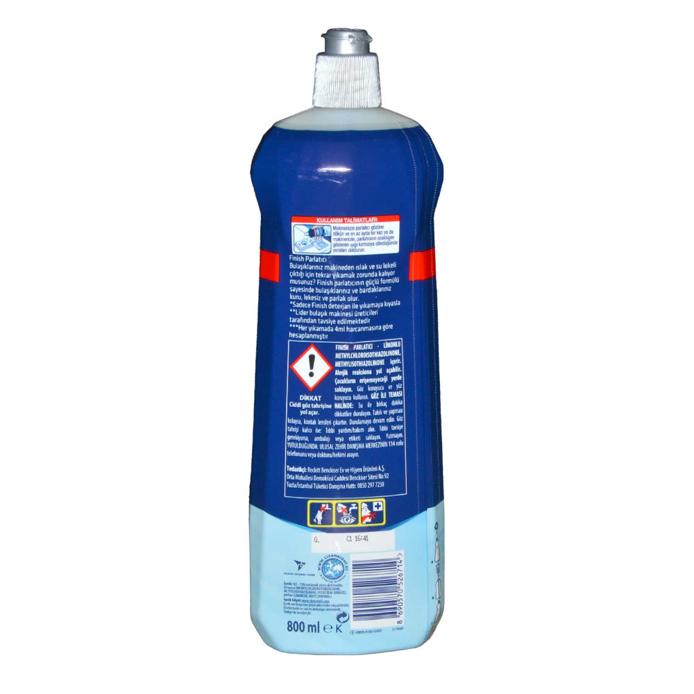 Finish Bulaşık Makinesi Parlatıcı 800 ml Limon