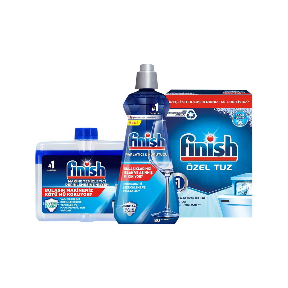 Finish Bulaşık Makinesi Temizlik ve Bakım Seti Bulaşık Yıkama Fiyatı