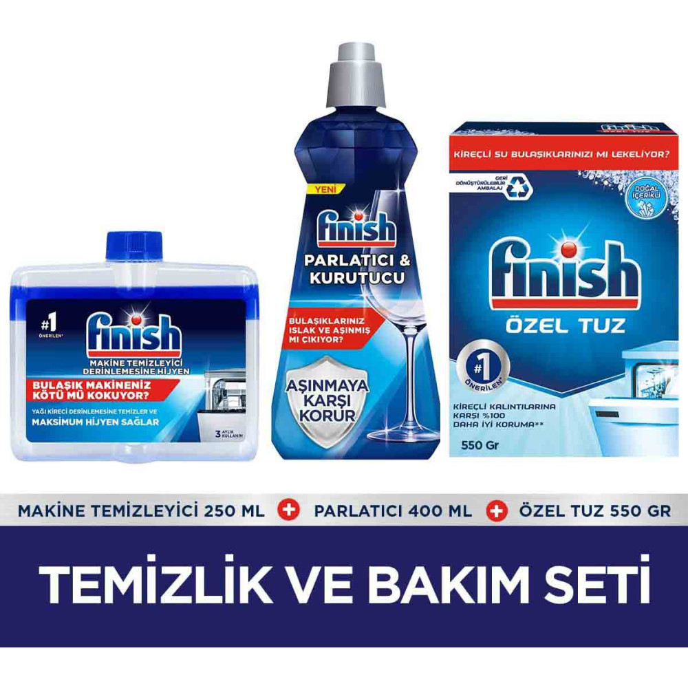 Finish Bulaşık Makinesi Temizlik ve Bakım Seti