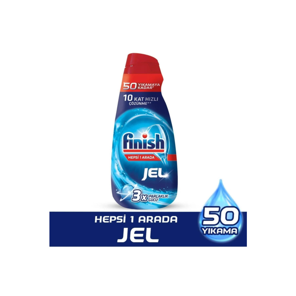 Finish Hepsi Bir Arada 1000 ml Jel Bulaşık Makinesi Deterjanı Bulaşık Yıkama Fiyatı