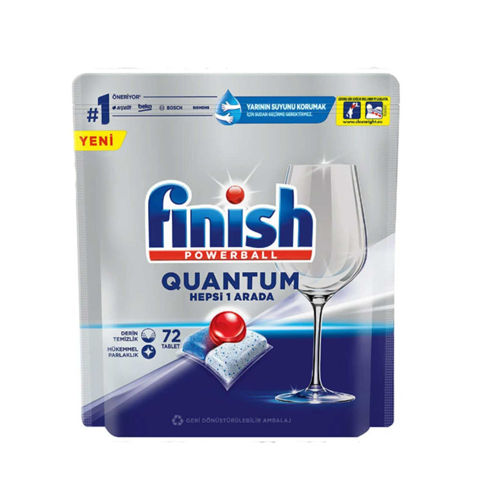 Finish Quantum Hepsi Bir Arada 72'li Bulaşık Makinesi Tableti Diğer Fiyatı
