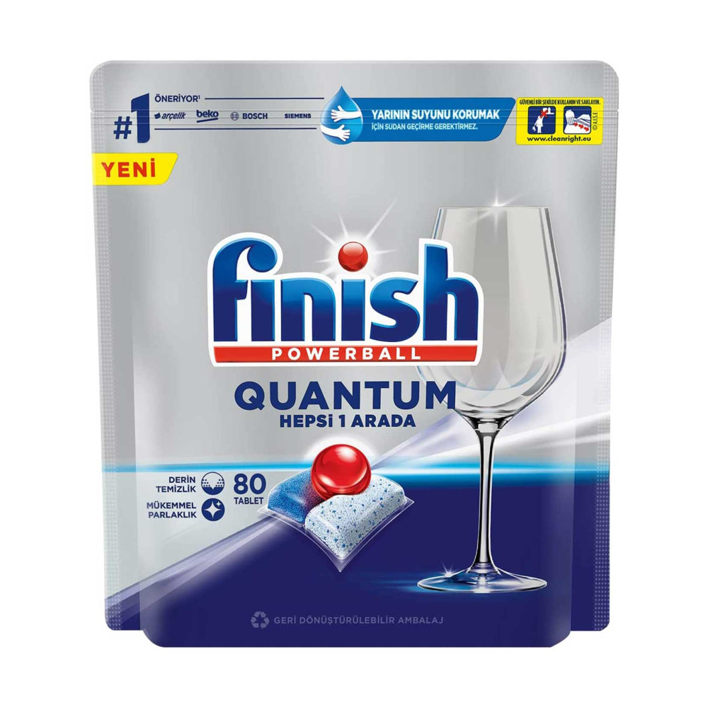Finish Quantum Hepsi Bir Arada 80 Yıkama Bulaşık Makinesi Tableti Diğer Fiyatı
