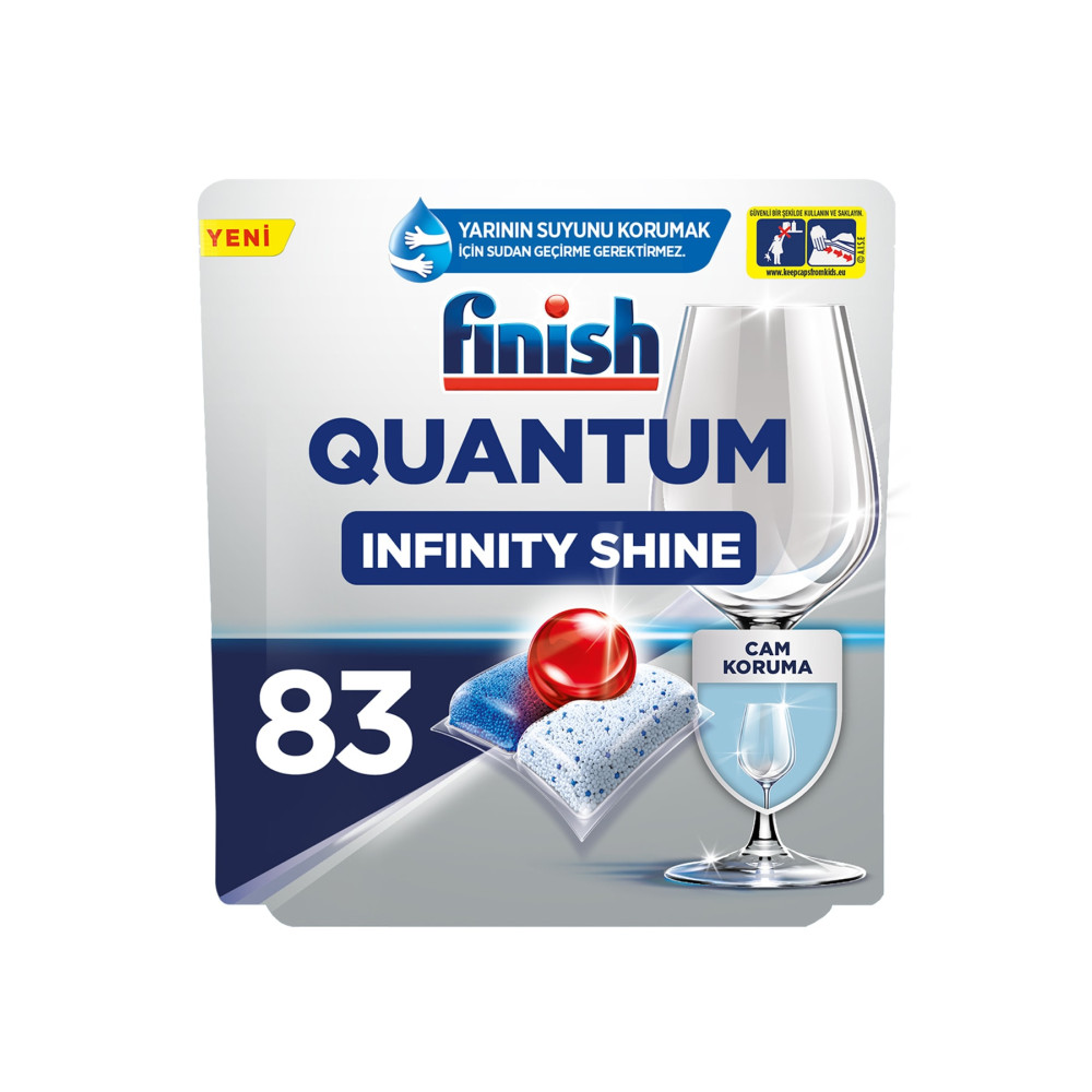 Finish Quantum Infinity Shine 83 Kapsül Bulaşık Makinesi Deterjanı Tableti (1 X 83) Bulaşık Yıkama Fiyatı