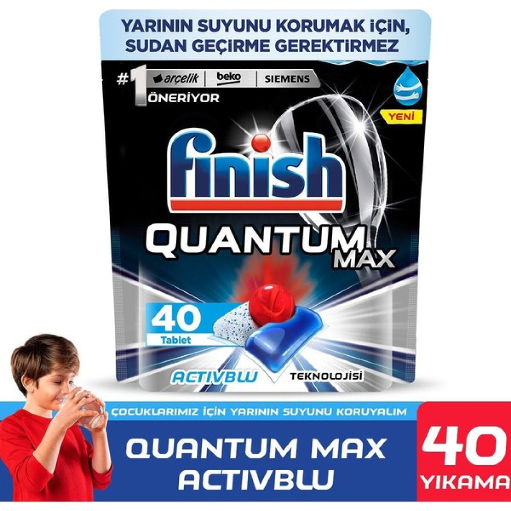 Finish Quantum Max 40 Tablet Çamaşır Deterjanı Fiyatı