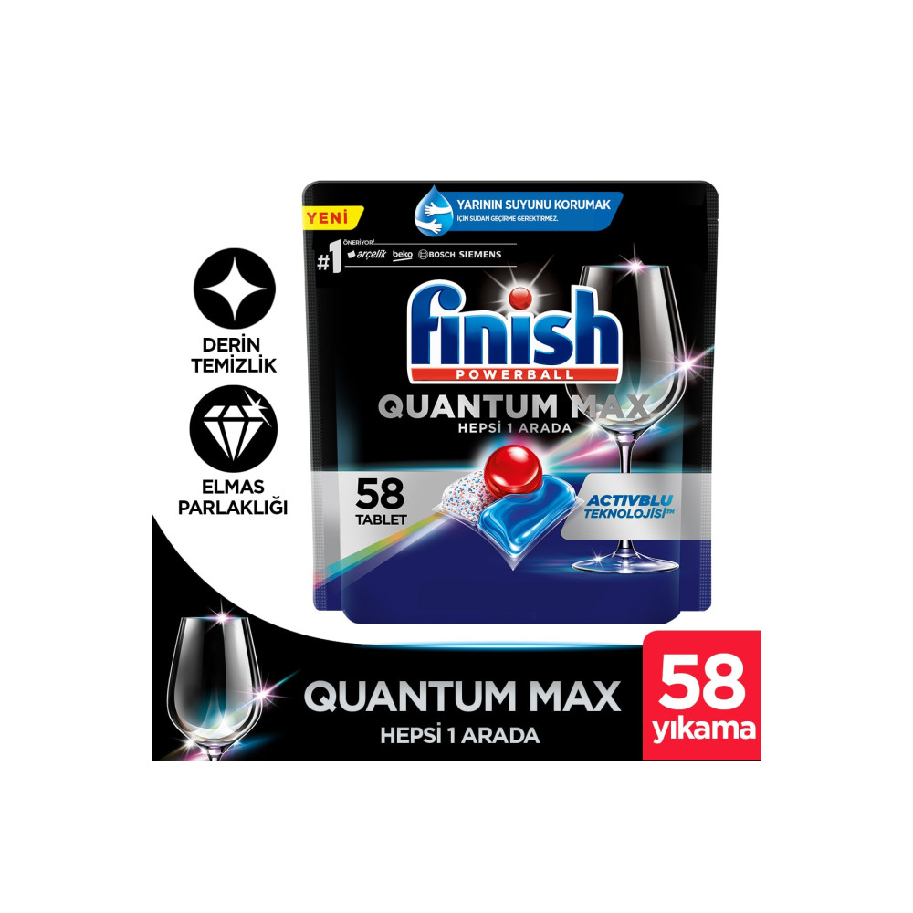 Finish Quantum Max 58 Tablet Bulaşık Yıkama Fiyatı