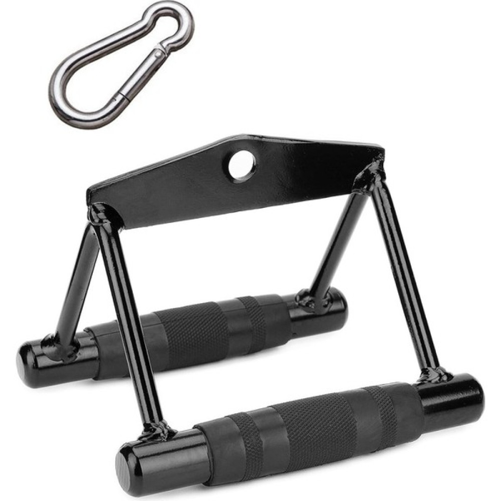 FinxSport Siyah Seated Rowing Bar / Sırt ve Kanat Mideye Çekiş Aparatı Dambıllar & El / Ayak Ağırlıkları Fiyatı