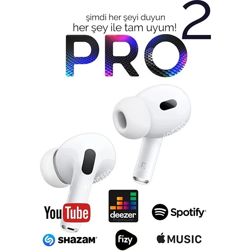 Fioplus Bluetooth Kulaklık Air Pro 2 Anc-Enc Özellikli Ios Android Uyumlu Kablosuz - Beyaz Diğer Fiyatı