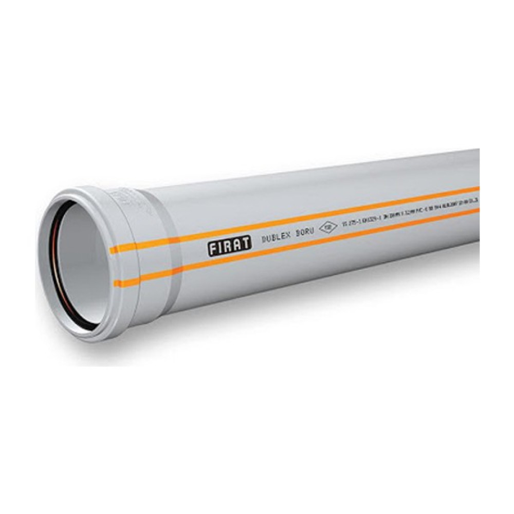 Fırat 100*250 mm Pvc Pimaş Dublex Atık Su Borusu 3.2 mm Bahçe Makinesi Fiyatı