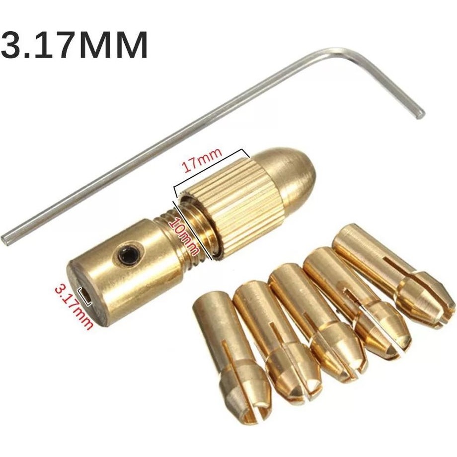Fırat Hırdavat Motor Mili Uyumlu Pensli Mini Mandren Set 7 Parça Diğer Fiyatı