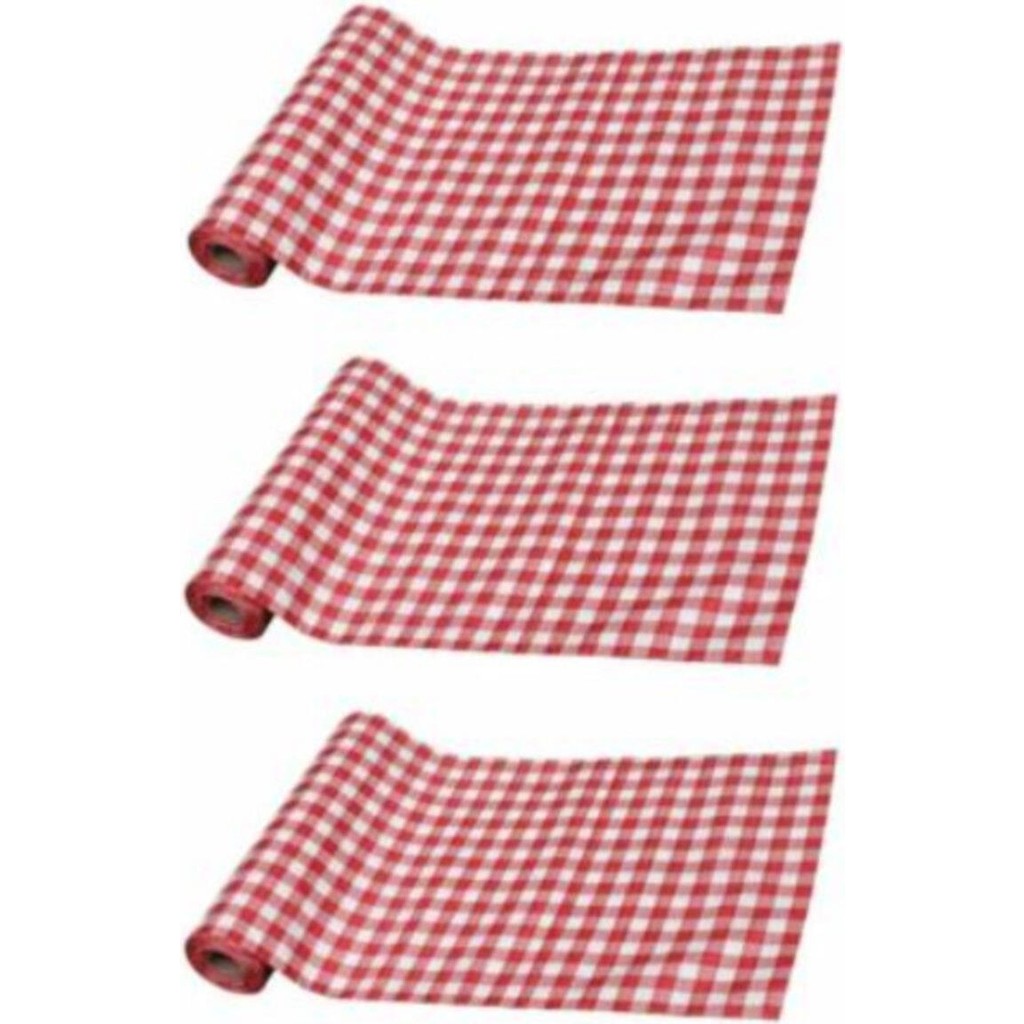 Firdevsi Hobi Tek Kullanımlık Masa ve Aktivite Örtüsü -3 Rulo - 30 ADET--100X120 cm Frd-Kırmızı Kareli Diğer Fiyatı