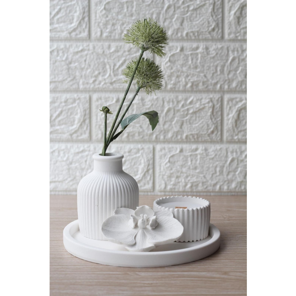 Fire Candle Çiçek Süslük Seti Dekoratif Mum Fiyatı