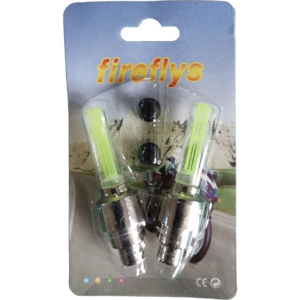 Fireflys Bisiklet Sibop Kapağı LED Işıklı Lvc-60 Sarı 2'li Set Bisiklet Aksesuarları Fiyatı