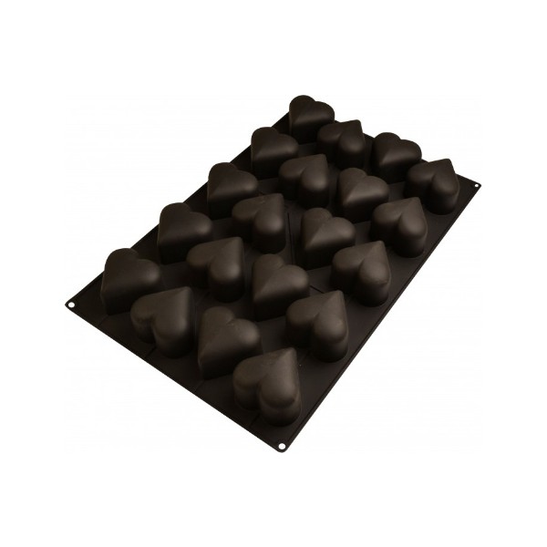 Fırıncı Market Silikon Bombe Kalpli Tek Pasta 40X60 cm - Siyah Kek Kalıpları Fiyatı