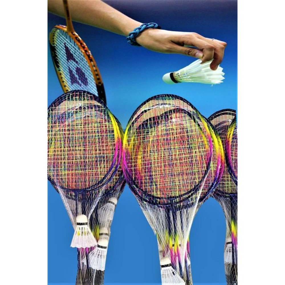 Fırsat Geldi Badminton Seti Metal 2 Raket + 1 Kauçuk Top Bedminton Raket Seti Diğer Spor Ürünleri Fiyatı