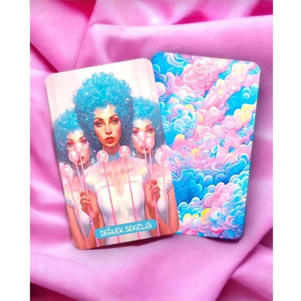 Fırsatlar Diyarı Pink Design Tarot Destesi - Pembe Tarot Destesi Oyun Takımları Fiyatı