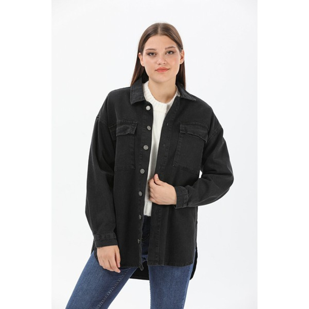 First Company Denim Kadın Ceket 2324BS208001 Bayan Ceket Fiyatı
