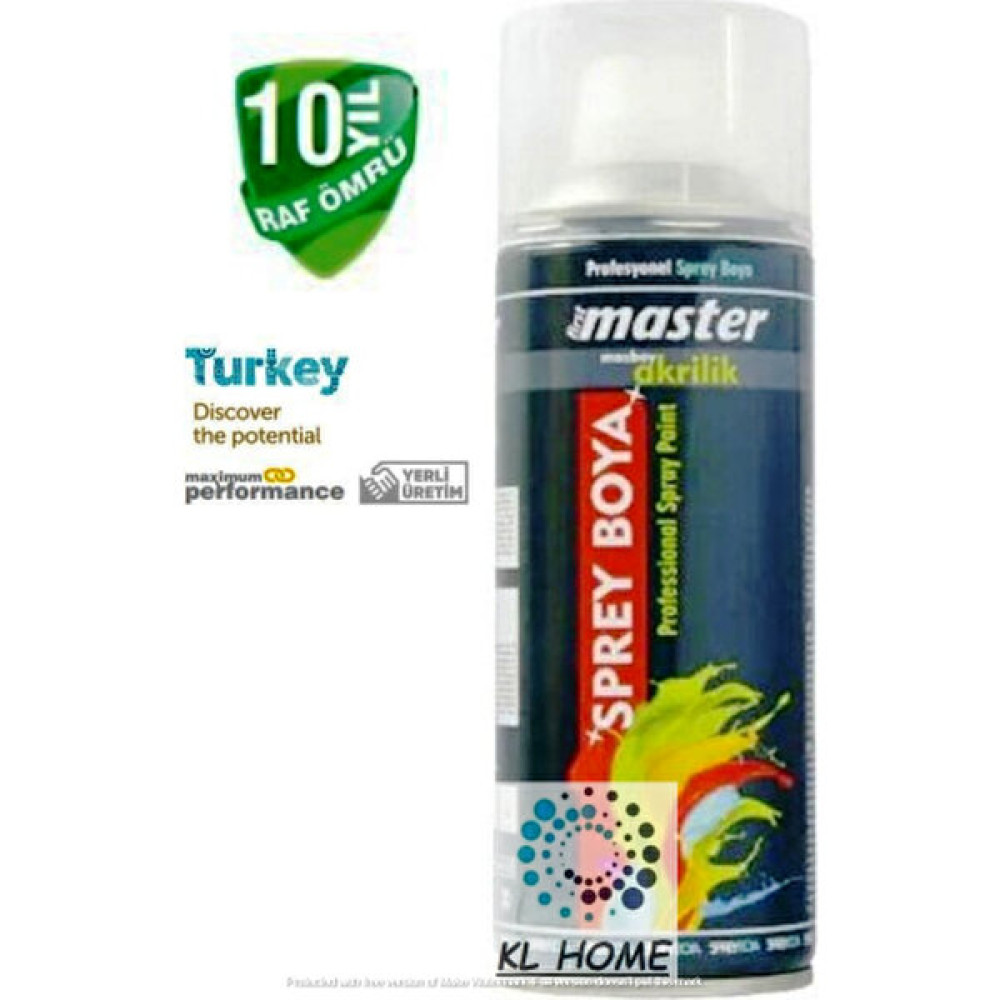 First Master Akrilik Sprey Boya Şeffaf Vernik 400 ml Boya Malzemeleri Fiyatı