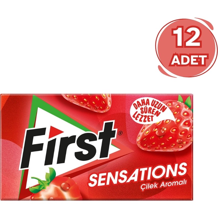 First Sensations Çilek Aromalı 27 Grx 12 Adet - 27 gr Diğer Fiyatı