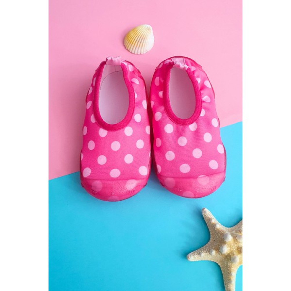 First Step Fuşya Puantiyeli Kız Çocuk Kaydırmaz Tabanlı Deniz AYAKKABISI-F-7000 - Pembe - 27-28 Oto Boyaları Fiyatı