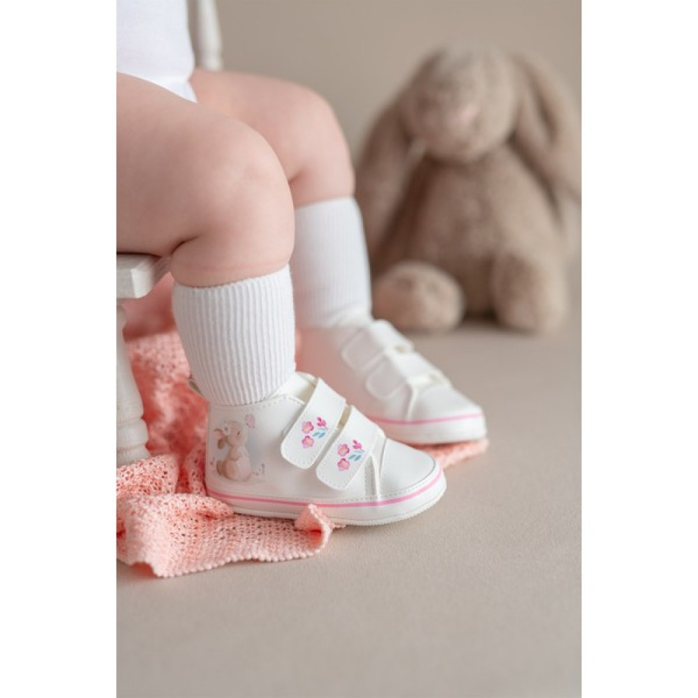 First Step Tavşan Kız Bebek Cırtcırtlı Patik Ayakkabı Bebek Ayakkabısı Fiyatı