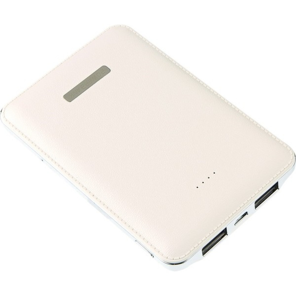 Firstwei Powerbank PB101 Beyaz 5000 Mah Slim Şık Deri Görünümlü Taşınabilir Şarj Cihazı Taşınabilir Şarj Cihazı - Powerbank Fiyatı