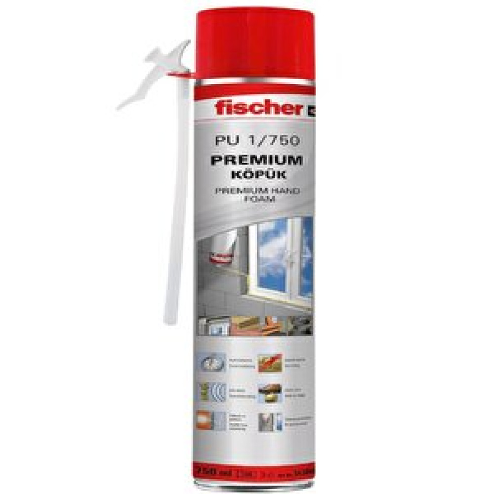 Fıscher  Fischer Pu 1/75o Premium Poli̇üretan Köpük 750 Ml 2 Adet Yapı Kimyasalları & Yapıştırıcılar Fiyatı