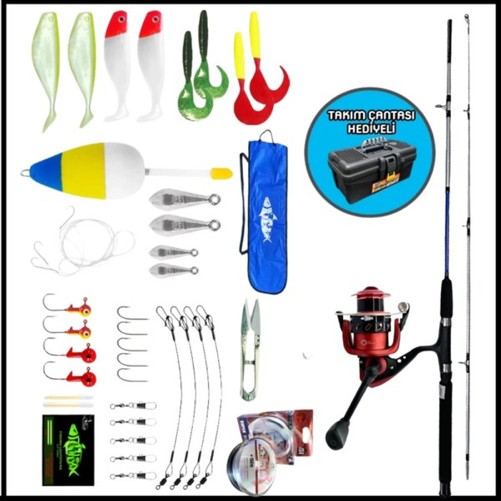 Fishack Uyguna-Yakala 1.50MT/3+1BB 40 Parça Profesyonel Tekne Olta Seti - LER.071 - 1,50 mt - 4000 Oto Boyaları Fiyatı