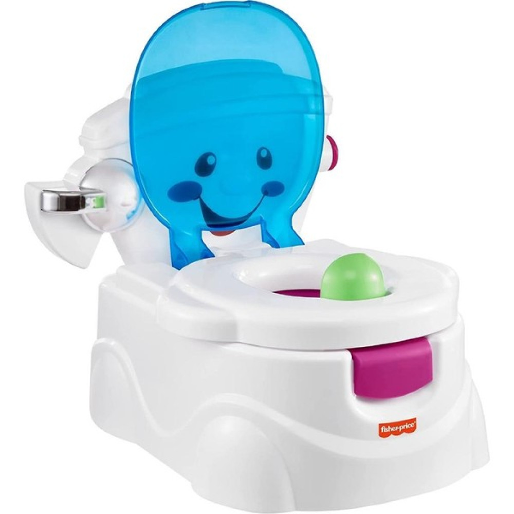 Fisher Price Eğitici Eğlenceli Tuvalet (Türkçe) - Standart - Renkli Bebek Lazımlık Fiyatı