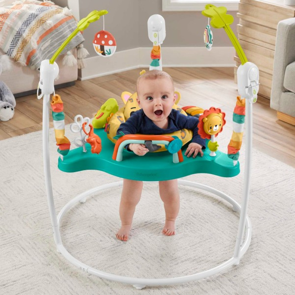 Fisher-Price Fisher Price Işıklı Ve Sesli Sevimli Leopar Jumperoo Bebek Aktivite Merkezi HND47 Hoppala Fiyatı