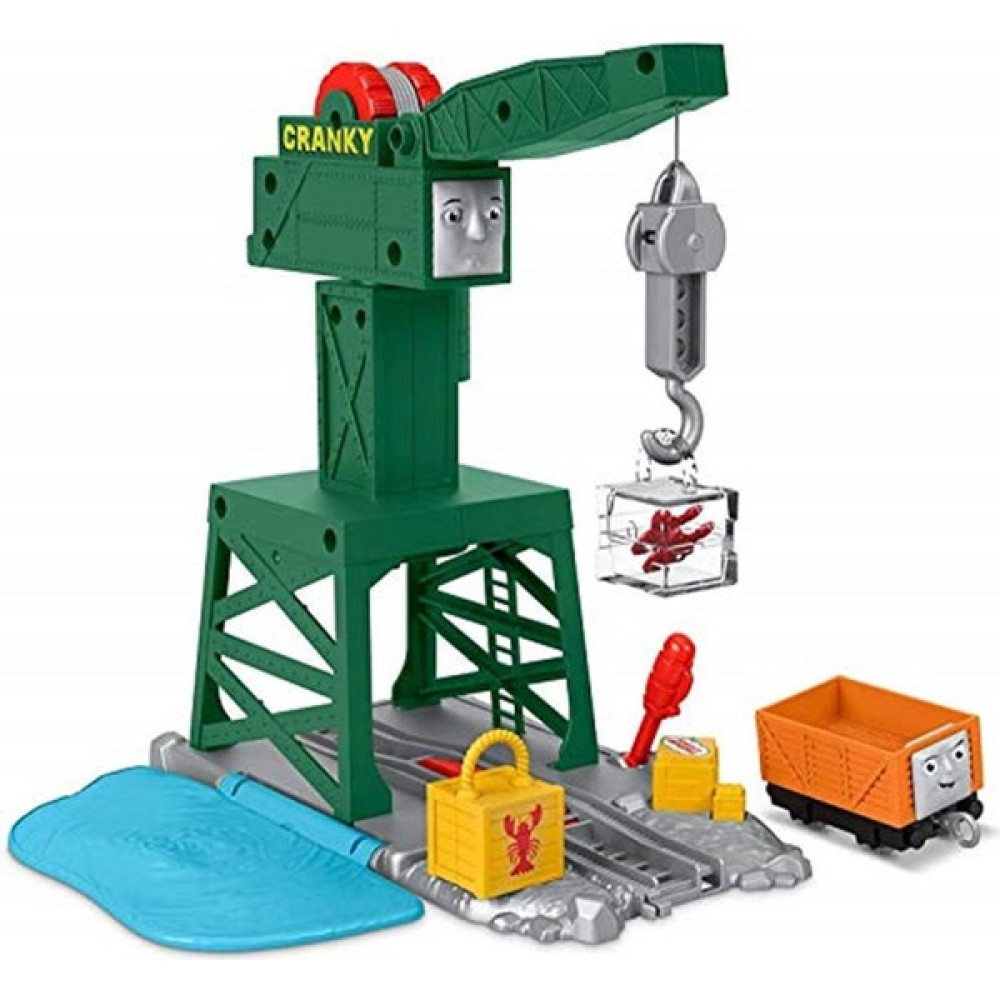 Fisher-Price GPD85 Thomas ve Arkadaşları Vinç Cranky Oyun Seti, Birleştirilebilen Raylarla T Açık Hava, Deniz ve Spor Oyuncakları Fiyatı