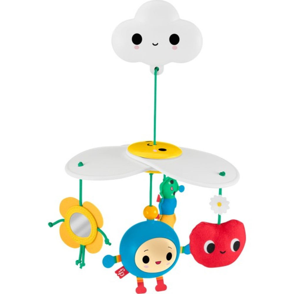 Fisher Price Mutlu Dünya Eğlenceli Bebek Arabası Oyuncağı HBW13 - Renkli Mama Sandalyesi Oyuncağı Fiyatı
