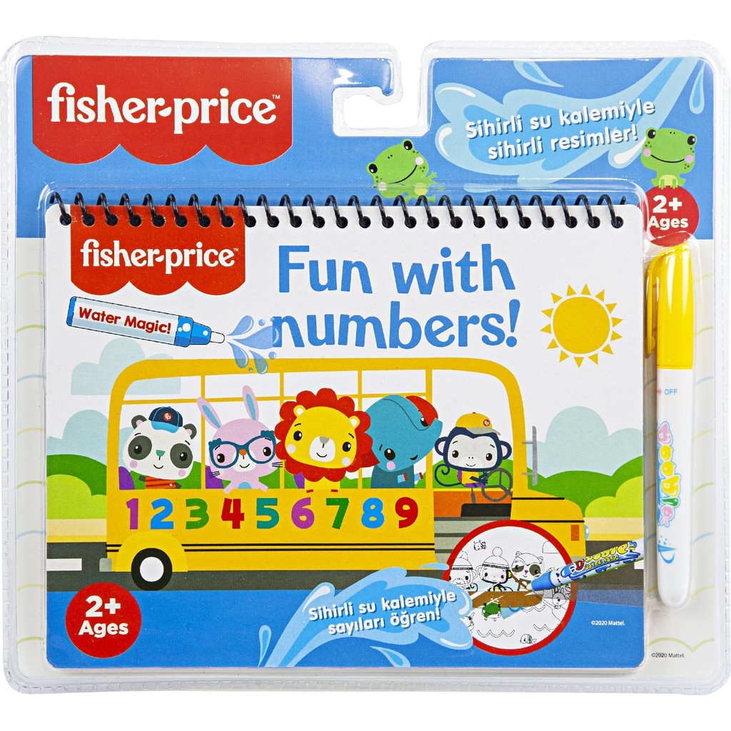 Fisher Price Water Painting Sayılar Sulu Kalem ile Boyama Kitabı Kalem & Yazı Gereçleri Fiyatı