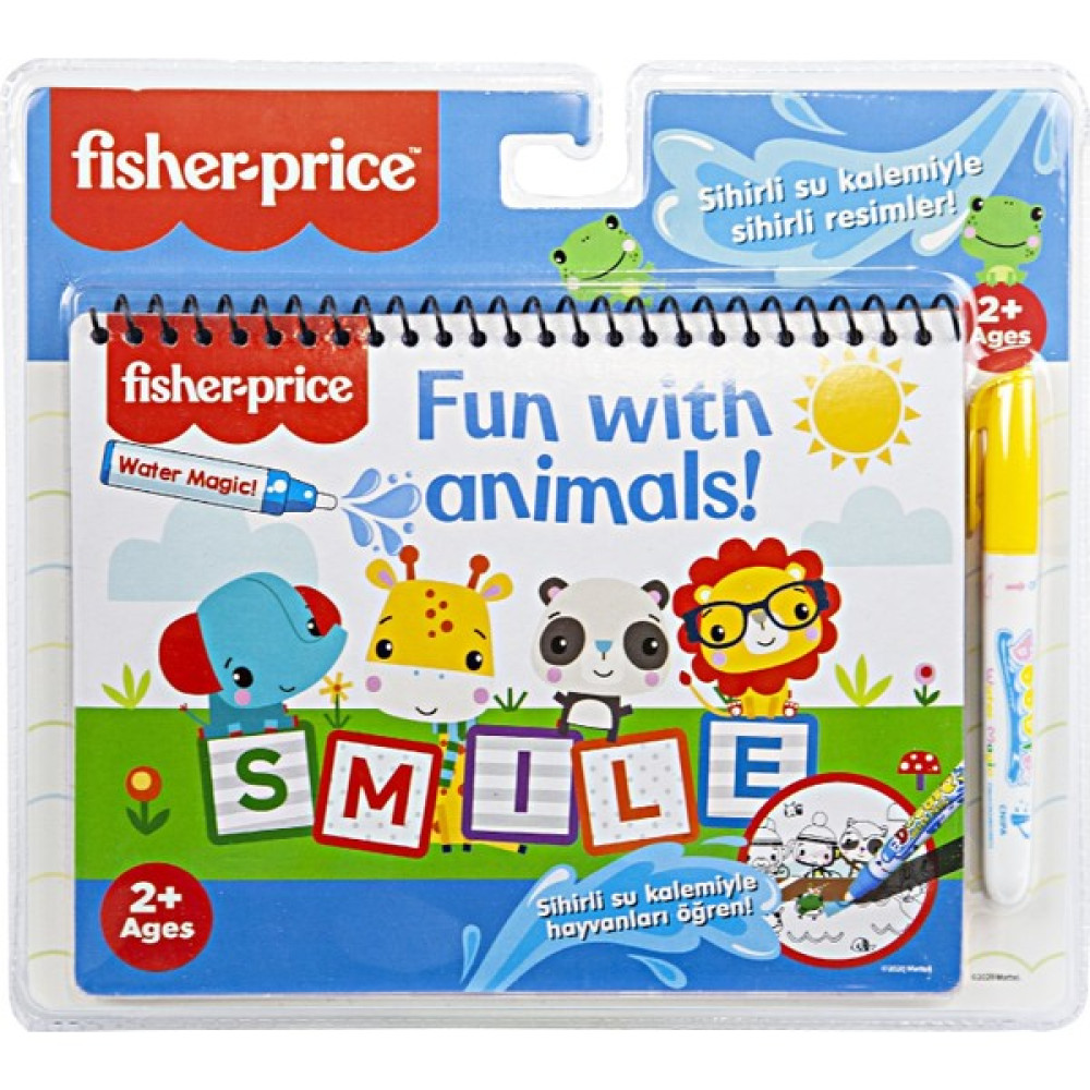 Fisher Price Water Painting Sulu Kalem ile Boyama Kitabı Hayvanlar Aktivite & Eğitici Kitaplar Fiyatı