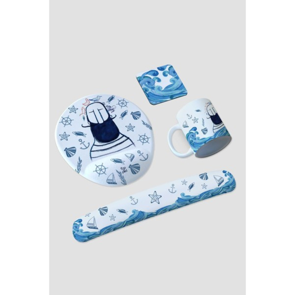 Fisherman Mousepad, Kupa, Altlık ve Klavye Pedi Seti Mouse Pad Fiyatı