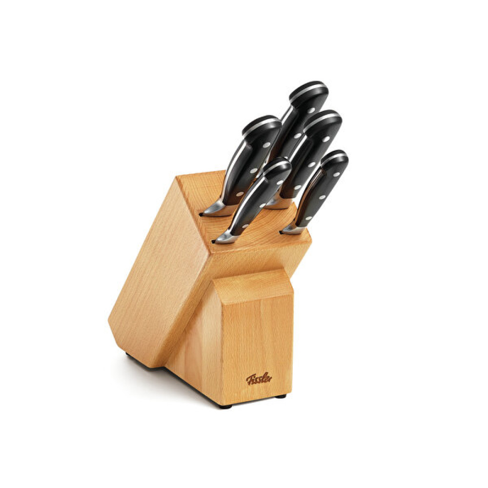 Fissler Alaska Ahşap Bloklu Bıçak Seti 6 Parça Bıçaklar ve Bıçak Setleri Fiyatı