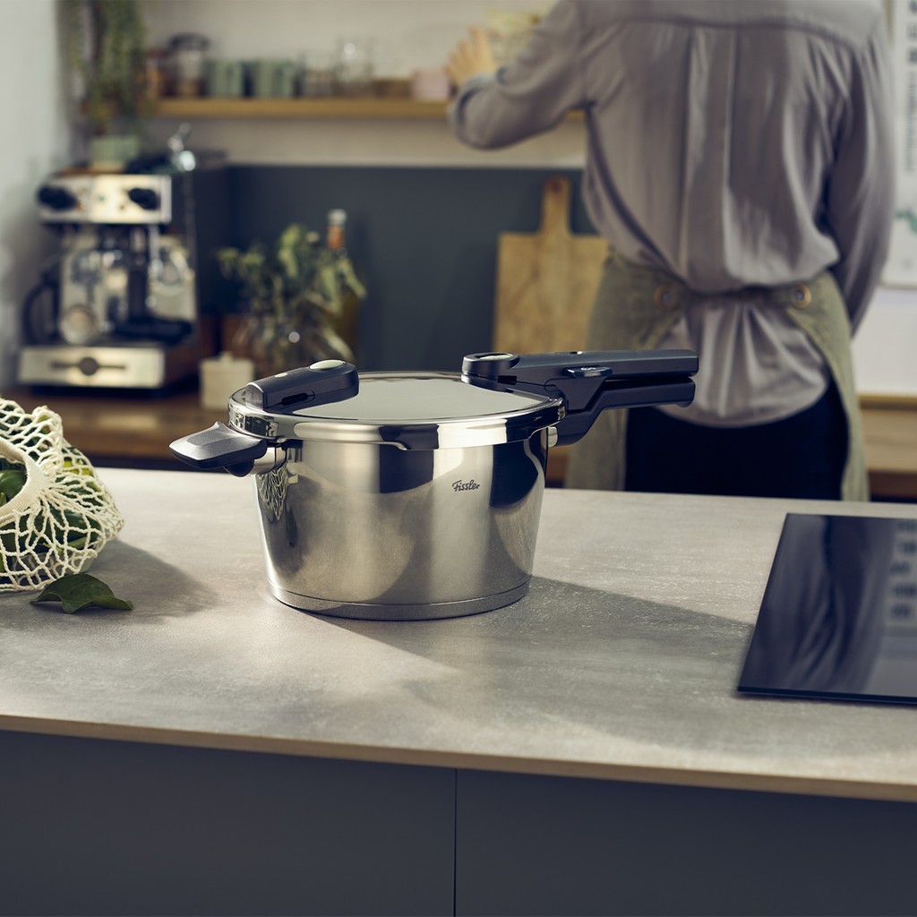 Fissler Vitaquick Elemental Düdüklü Tencere 4,5 Litre - Gri - 4,5 L Tencere / Tava Setleri Fiyatı