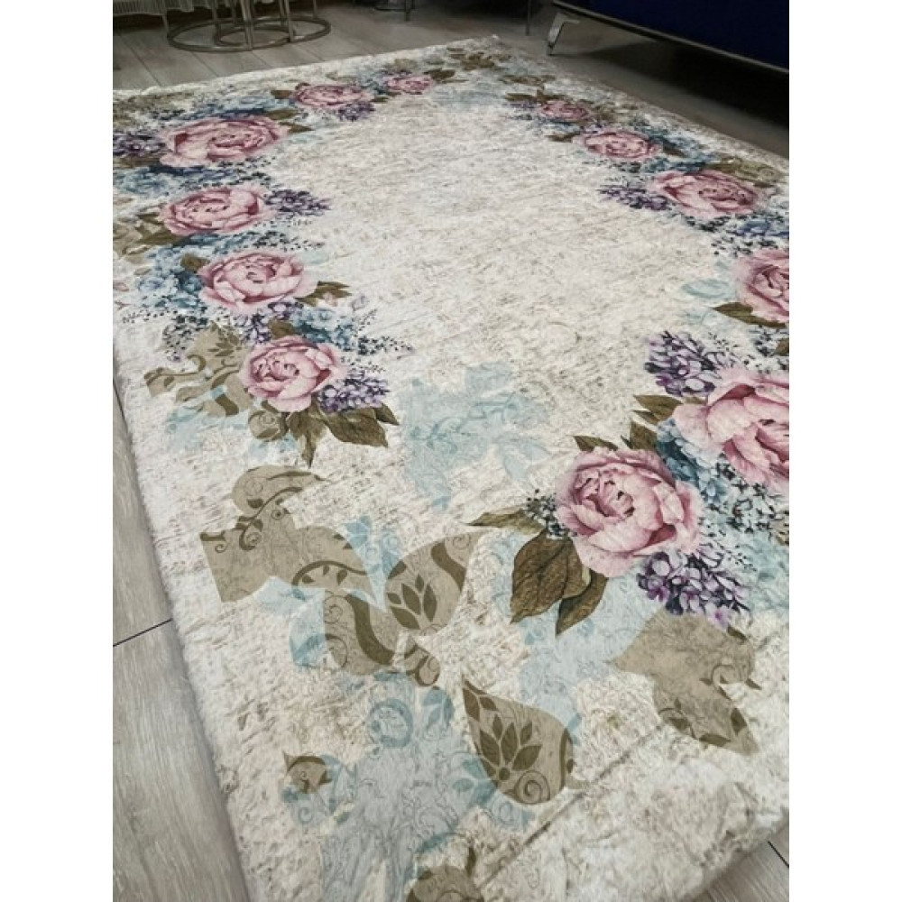 Fistanbul Halı Fistanbul Lastikli Dekoratif Halı Örtüsü - 150 x 230 cm - Renkli Salon & Oturma Odası Tekstili Fiyatı