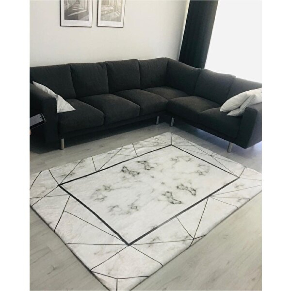 Fistanbul Halı Fistanbul Lastikli Halı Kılıfı - 160 x 230 cm - Beyaz Salon & Oturma Odası Tekstili Fiyatı